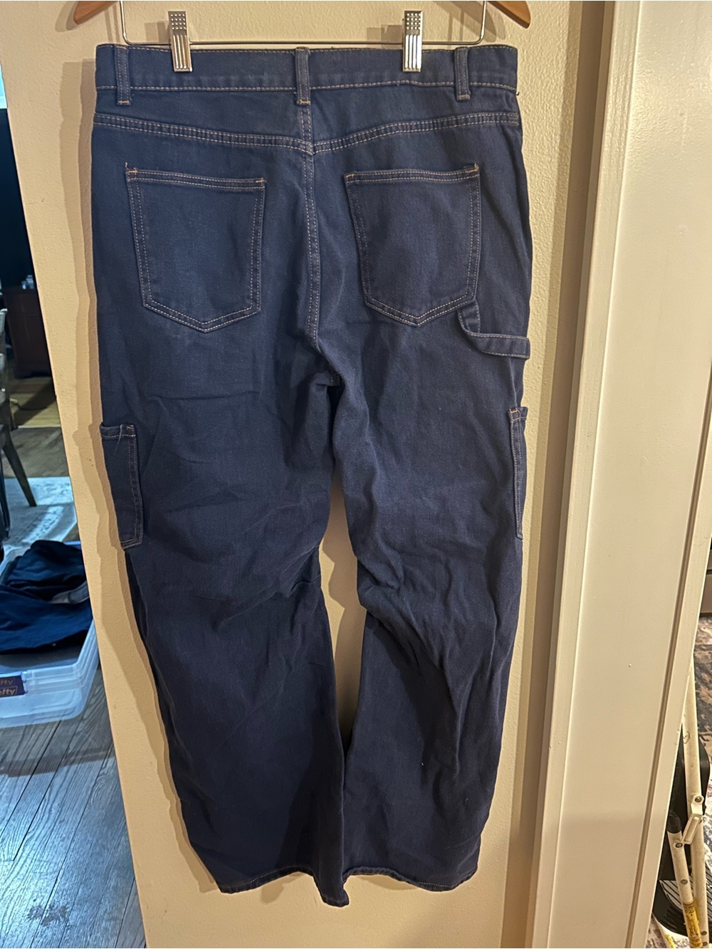 Lioness Navy Cargo Work Pants - Picture 2 of 3
